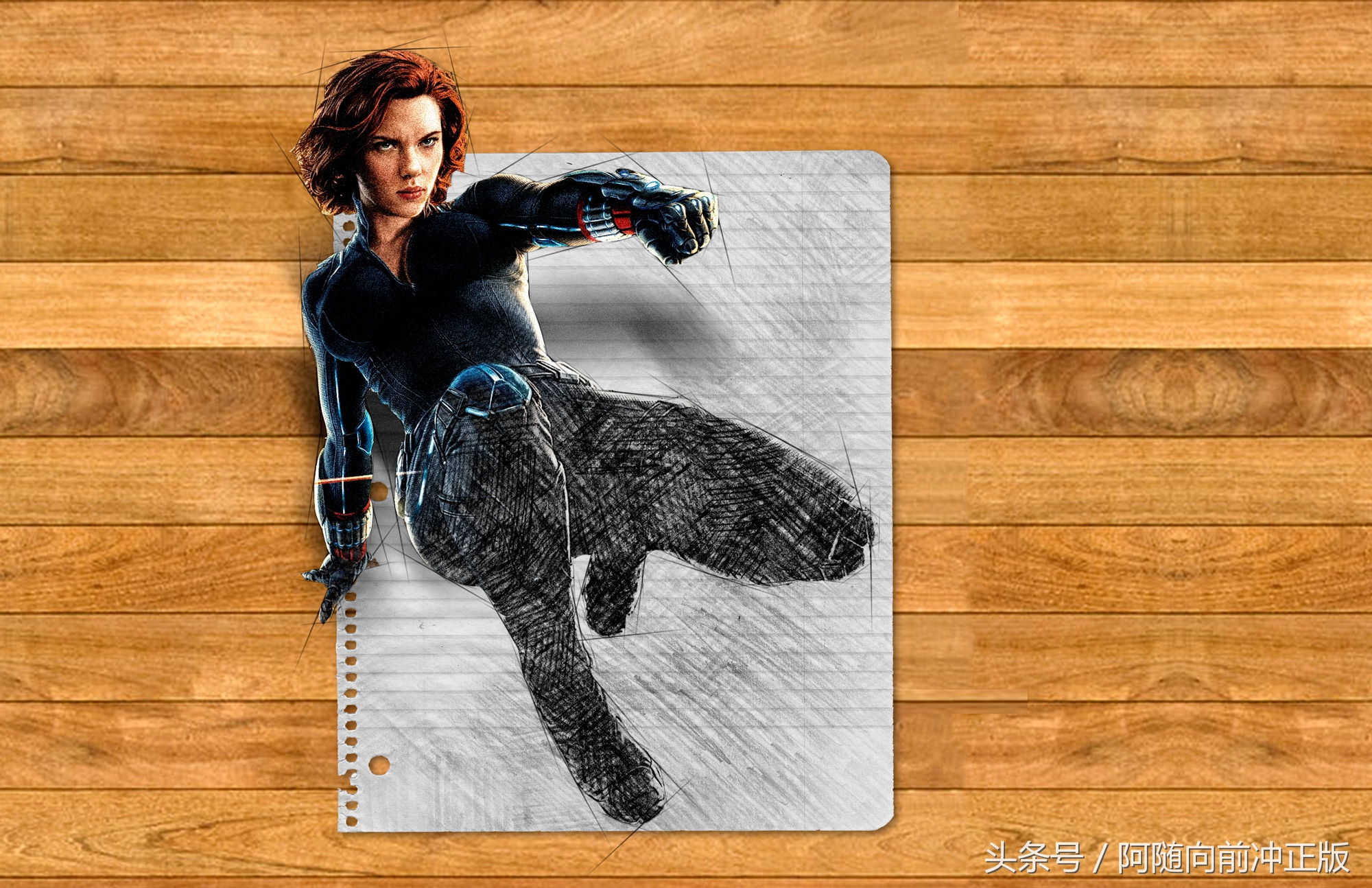 一个动作一秒变换剪影特效,一个动作就可以拍成照片的特效