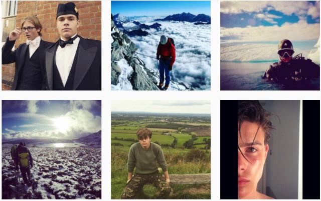 曾给女王拎披风的小正太，最近发了一张自拍，看看人家的十八岁