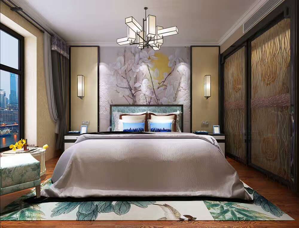 石家庄半岛名邸装修效果图大全,石家庄中冶德贤公馆138平米装修