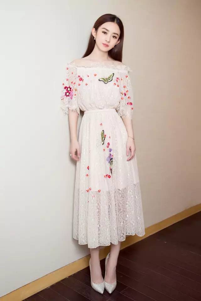 夏季仙女一字肩,一字肩夏季仙女