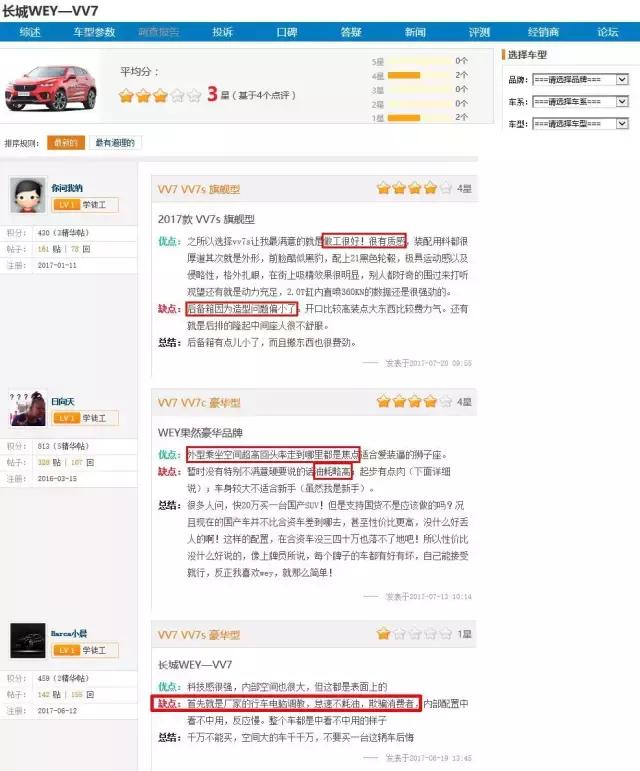 weyvv7三大件靠谱吗,weyvv7到底怎么样