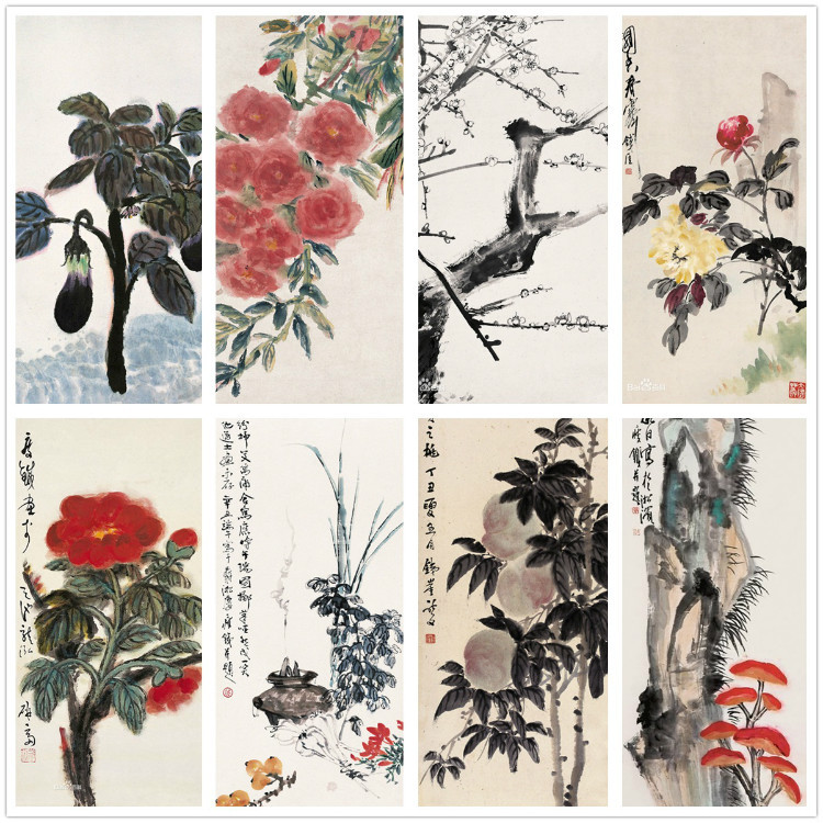 海派花鸟画谁的比较好,海派名家张雄花鸟画