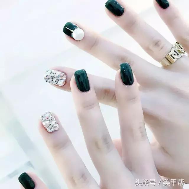 真人美甲款式视频,真实试色美甲