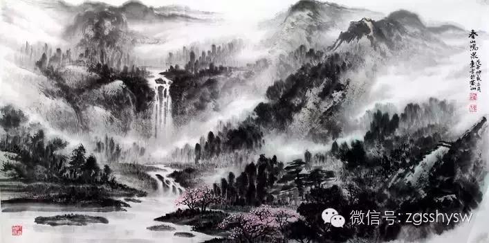如何画好中国山水画,用马克笔画山水画简单又漂亮