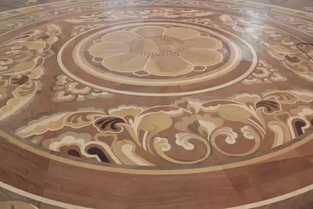 和风雅致拼花地板,中式轻奢拼花木地板