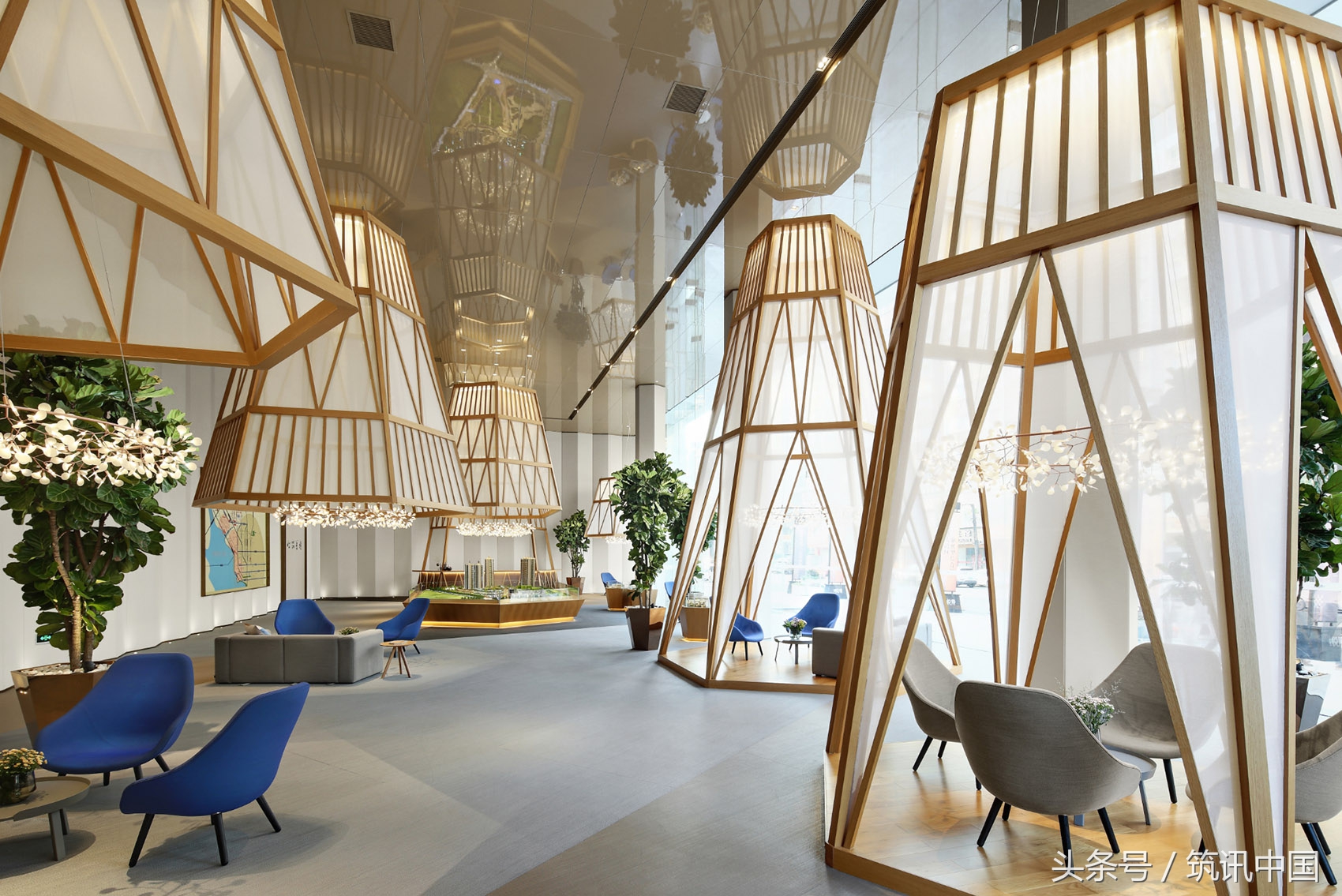 筑讯设计：将“凉亭”置入洽谈区的销售中心——东莞鼎峰悦境