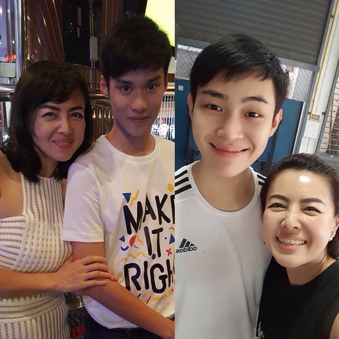 泰国母亲节，来看看泰星与母亲的有爱照片吧！