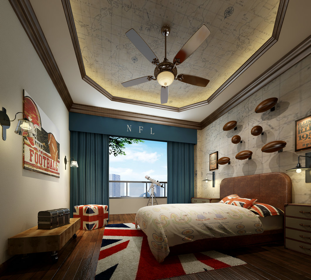 4-5岁儿童房装修风格,7-12岁儿童房装修风格简单