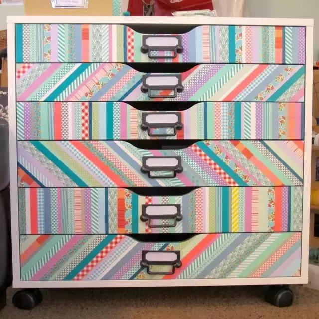 装饰胶带创意用法,胶带纸装饰墙壁