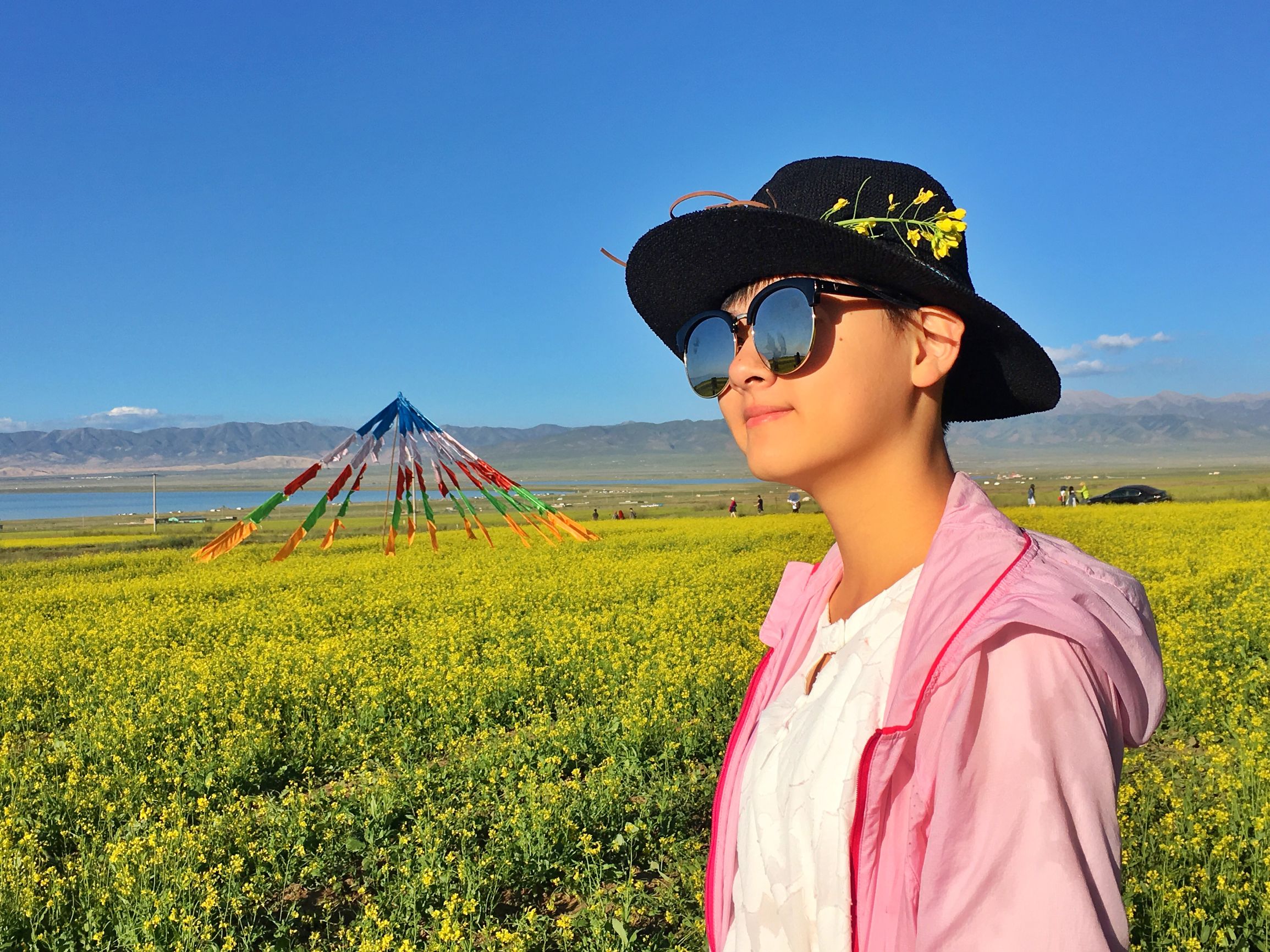 清晨的青海湖美景,静谧的青海湖