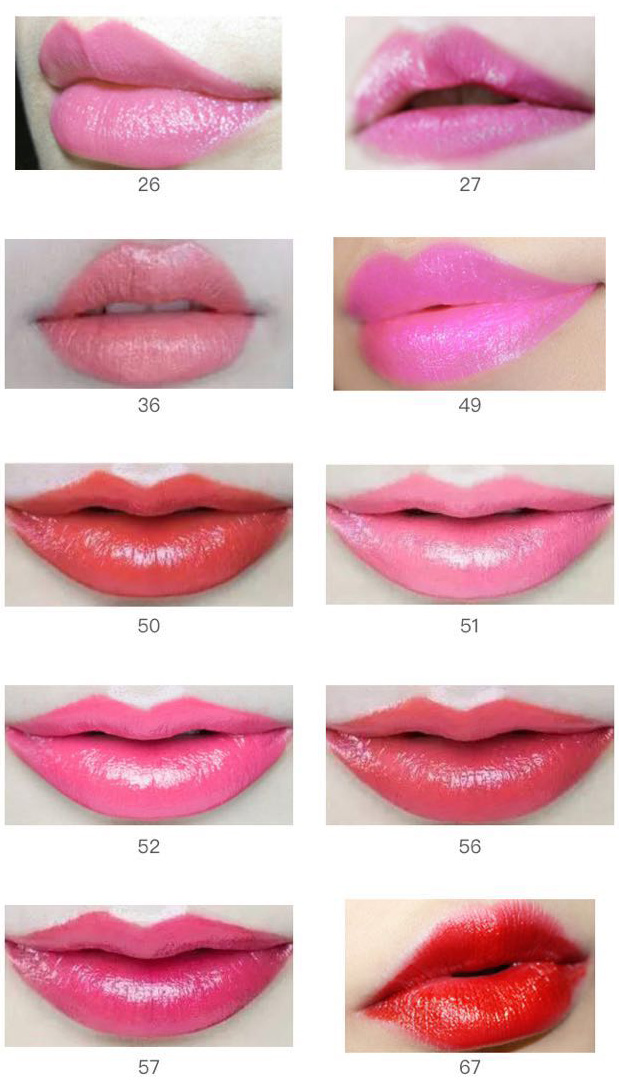 ysl圣罗兰口红热门色号小样,yslrougepurcouture口红