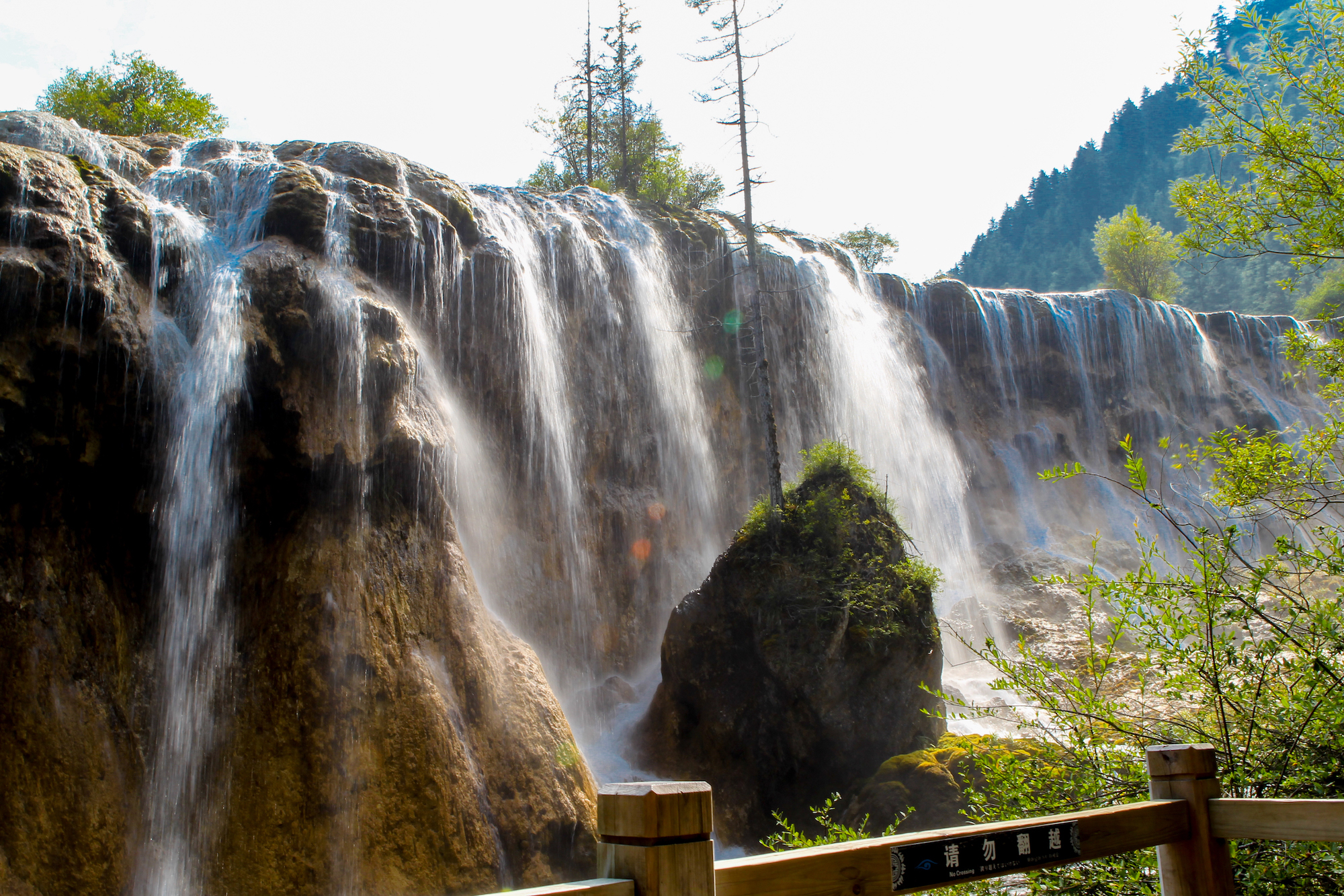 地震前的九寨沟美景,航拍地震前九寨沟所有景点