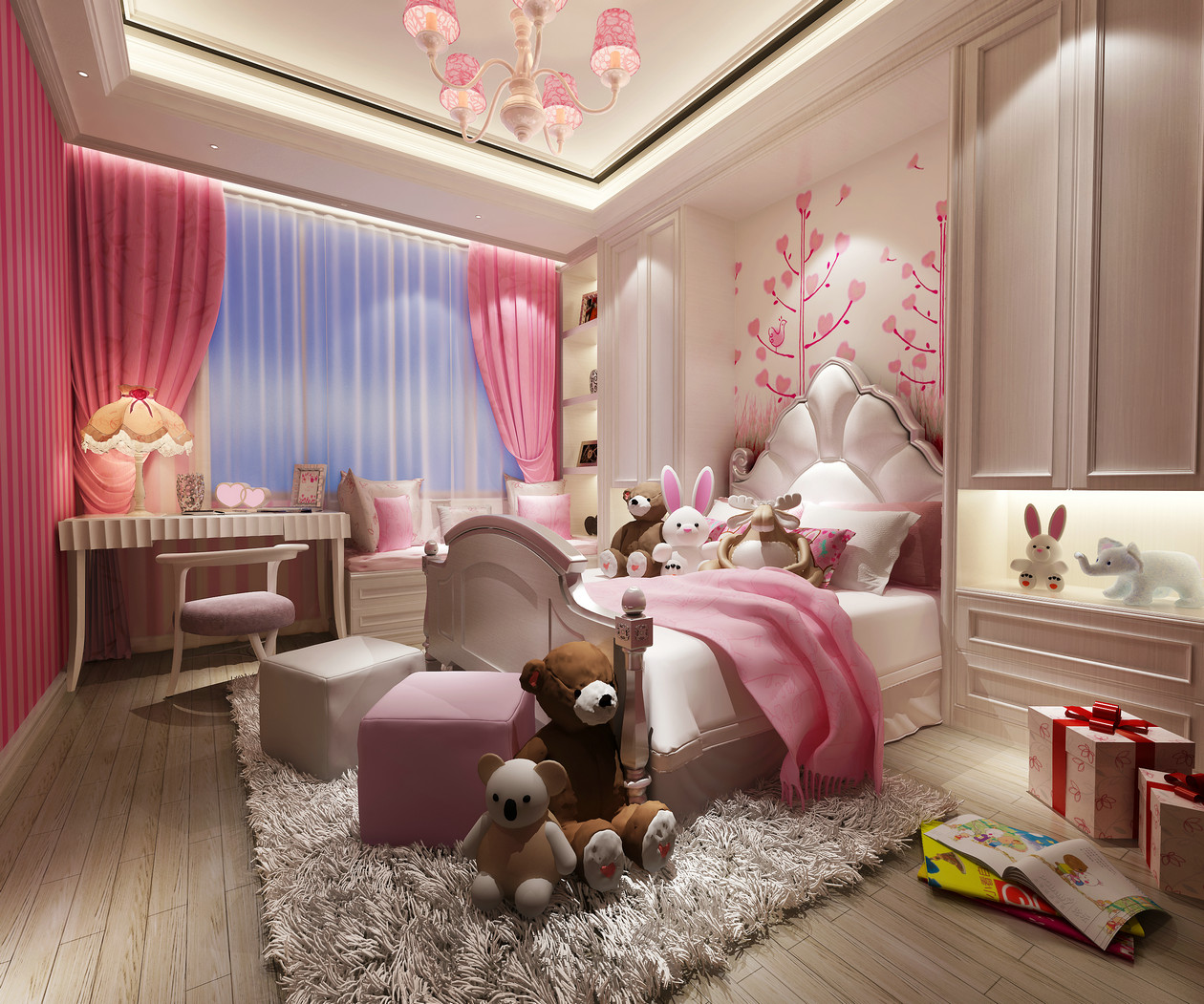 4-5岁儿童房装修风格,7-12岁儿童房装修风格简单