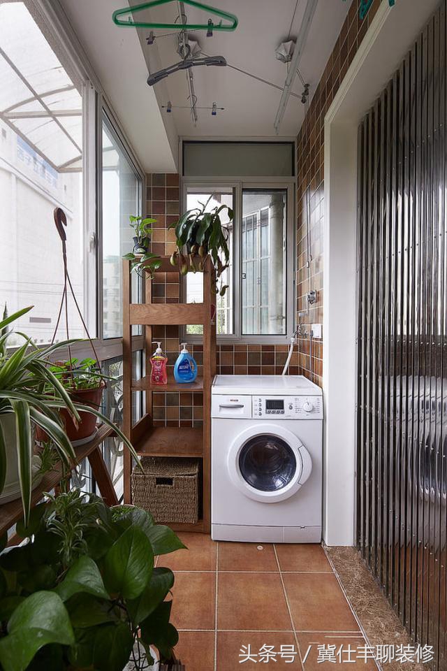 阳台改洗衣房最佳方案,阳台改造成洗衣房效果图