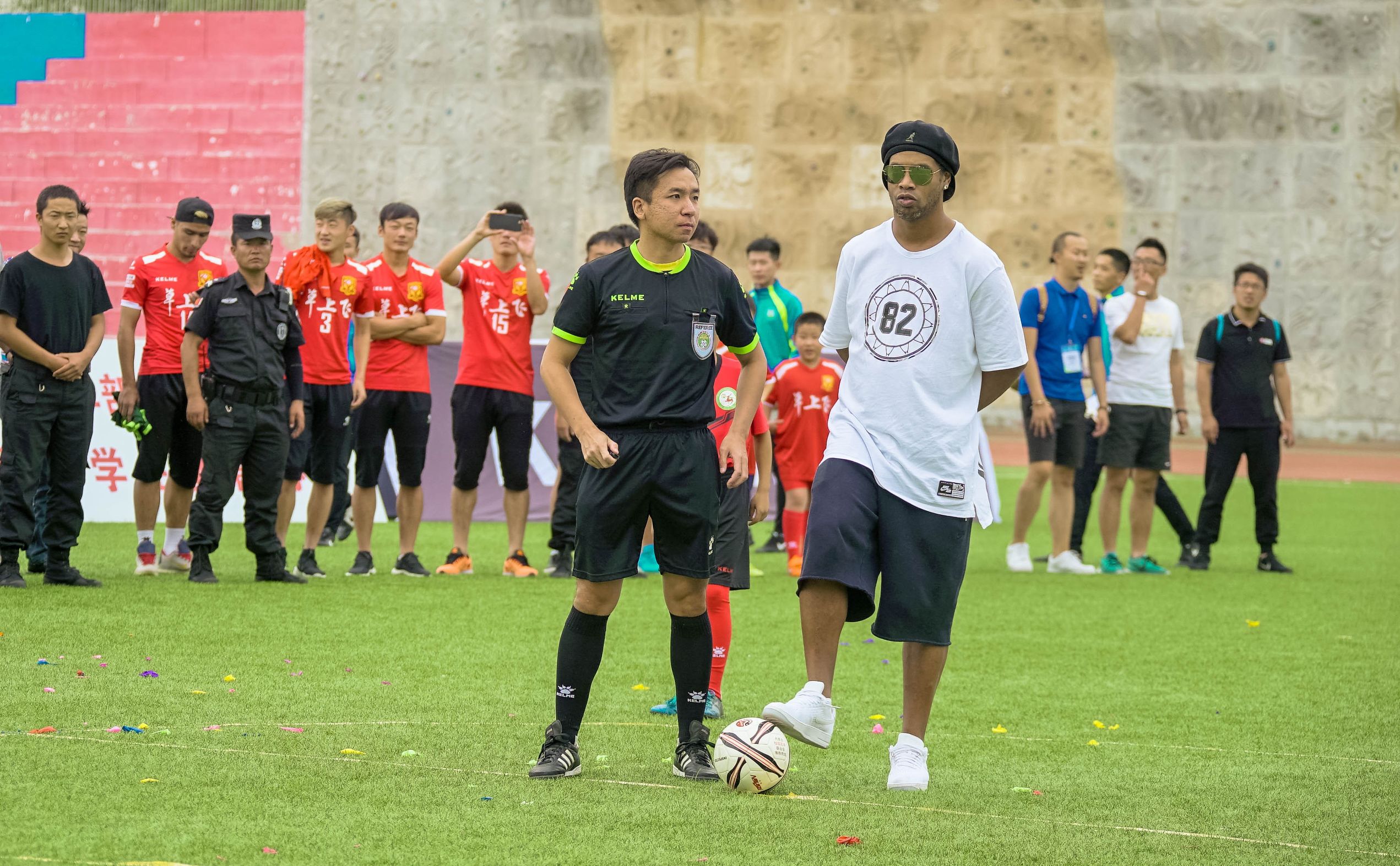 罗纳尔迪尼奥出席美洲杯,罗纳尔迪尼奥足球节