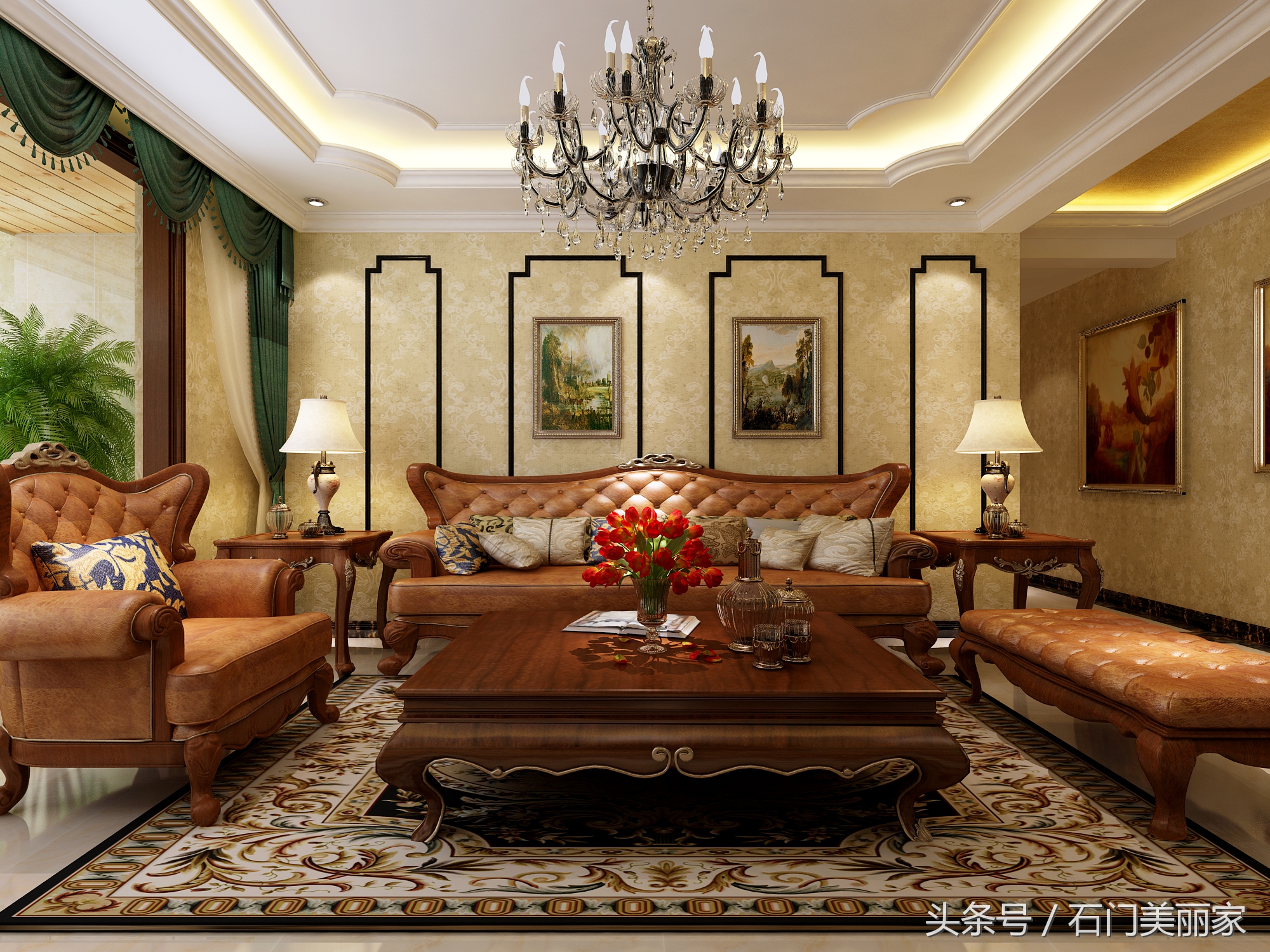 石家庄上河原著视频,石家庄翰林观天下小三居装修风格