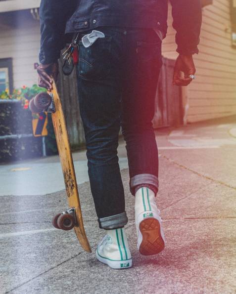 帆布鞋也能穿出女王风范,帆布鞋也能穿出高级感