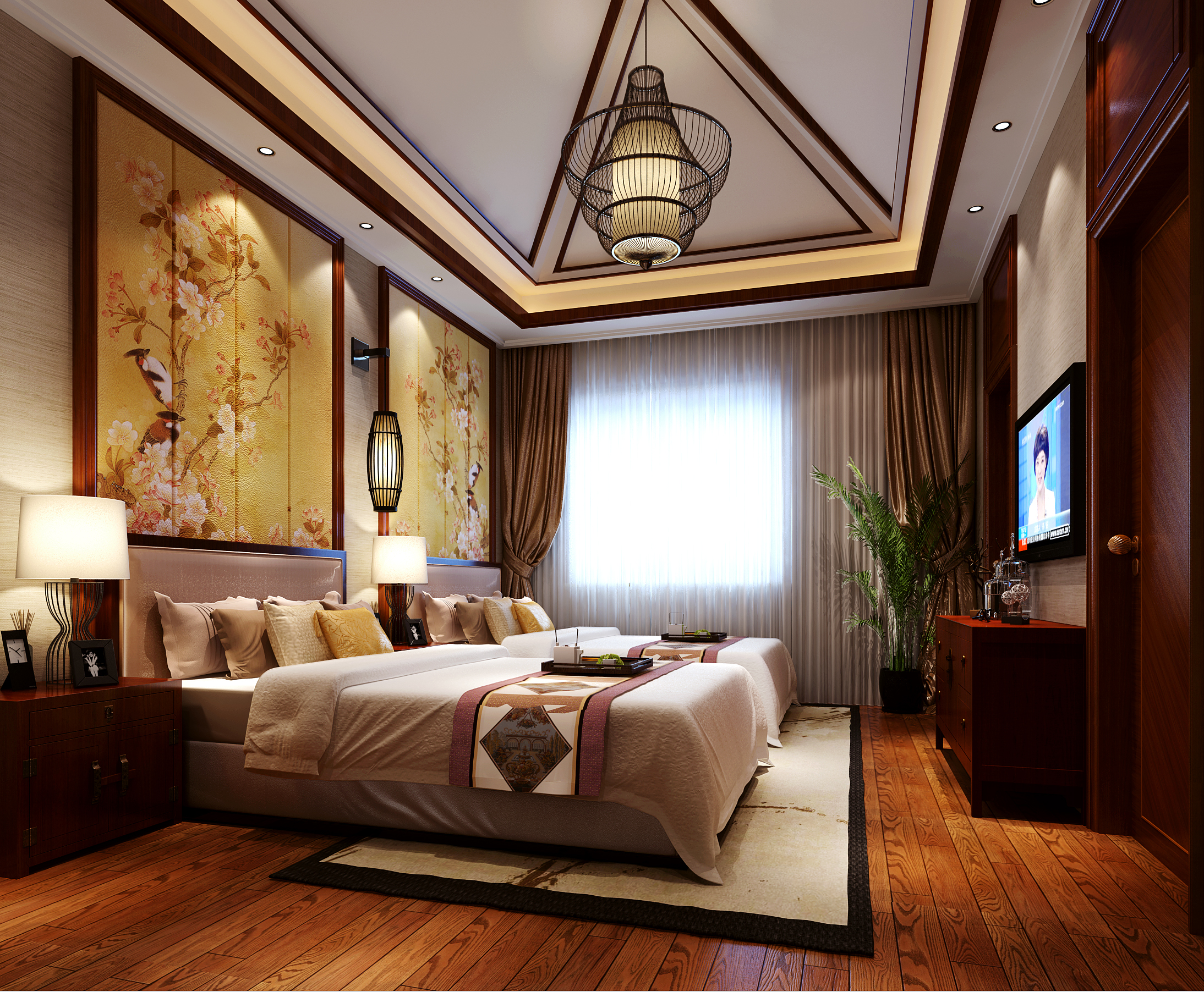 清雅俊逸唯美中式雅居,中式雅居风格图