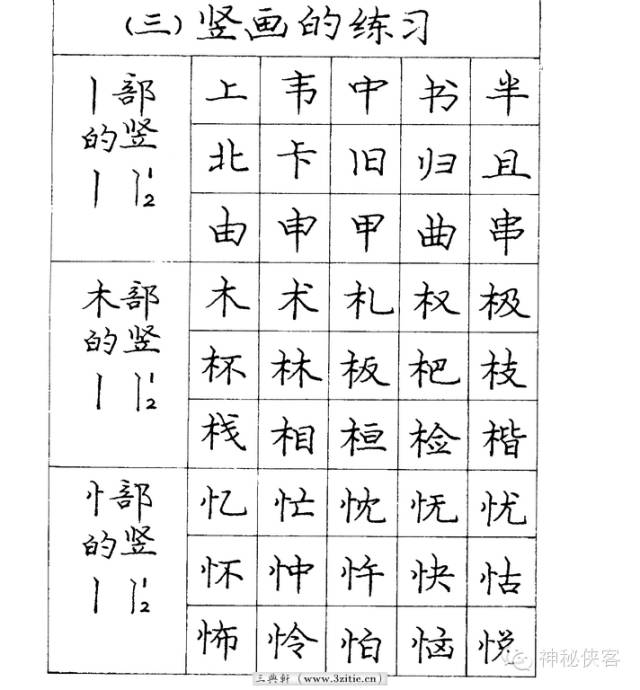庞中华硬笔行书5000字示范,庞中华初级硬笔楷书习字帖