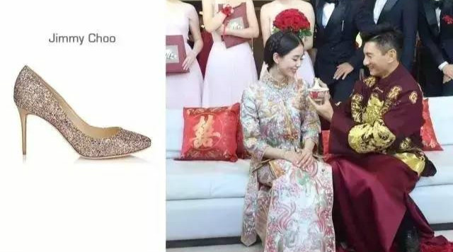 刘诗诗中式婚鞋,刘诗诗代言什么鞋