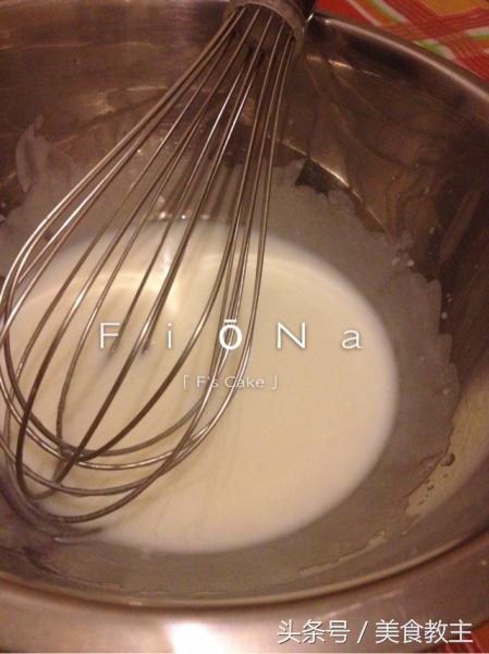 无添加细腻又松软的戚风蛋糕,戚风蛋糕纯牛奶版