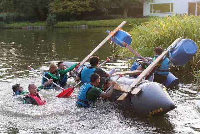 海外拉练日记(二):自制皮划艇大赛high翻全队附海量图集