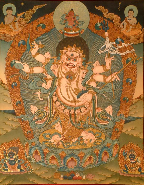 唐卡藏文化艺术品欣赏,精美的西藏唐卡艺术欣赏