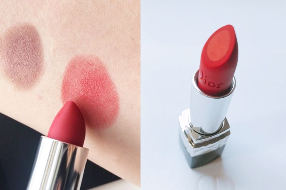 DIOR9月新品迪奥蓝星唇膏夹心版试色，新一代999色号必收