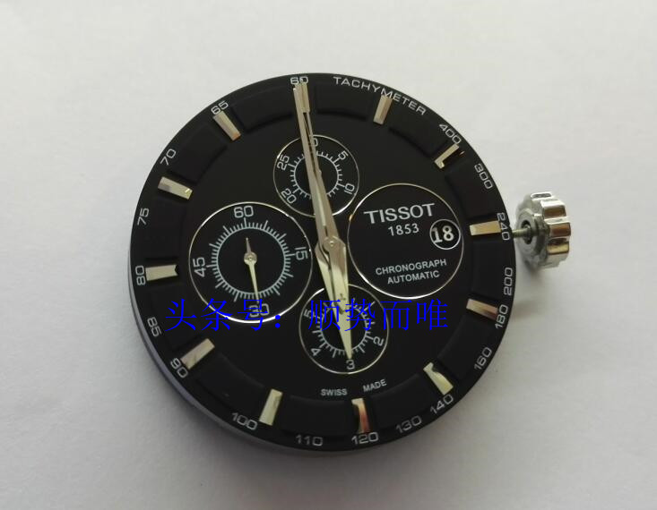 沈阳修表师傅分享：天梭T035627A计时机械塑料机芯C01.211揭秘