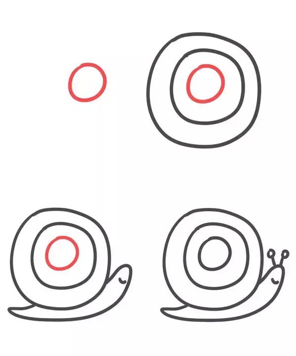 6-12岁儿童绘画简笔画小动物,26个英文字母小写简笔画