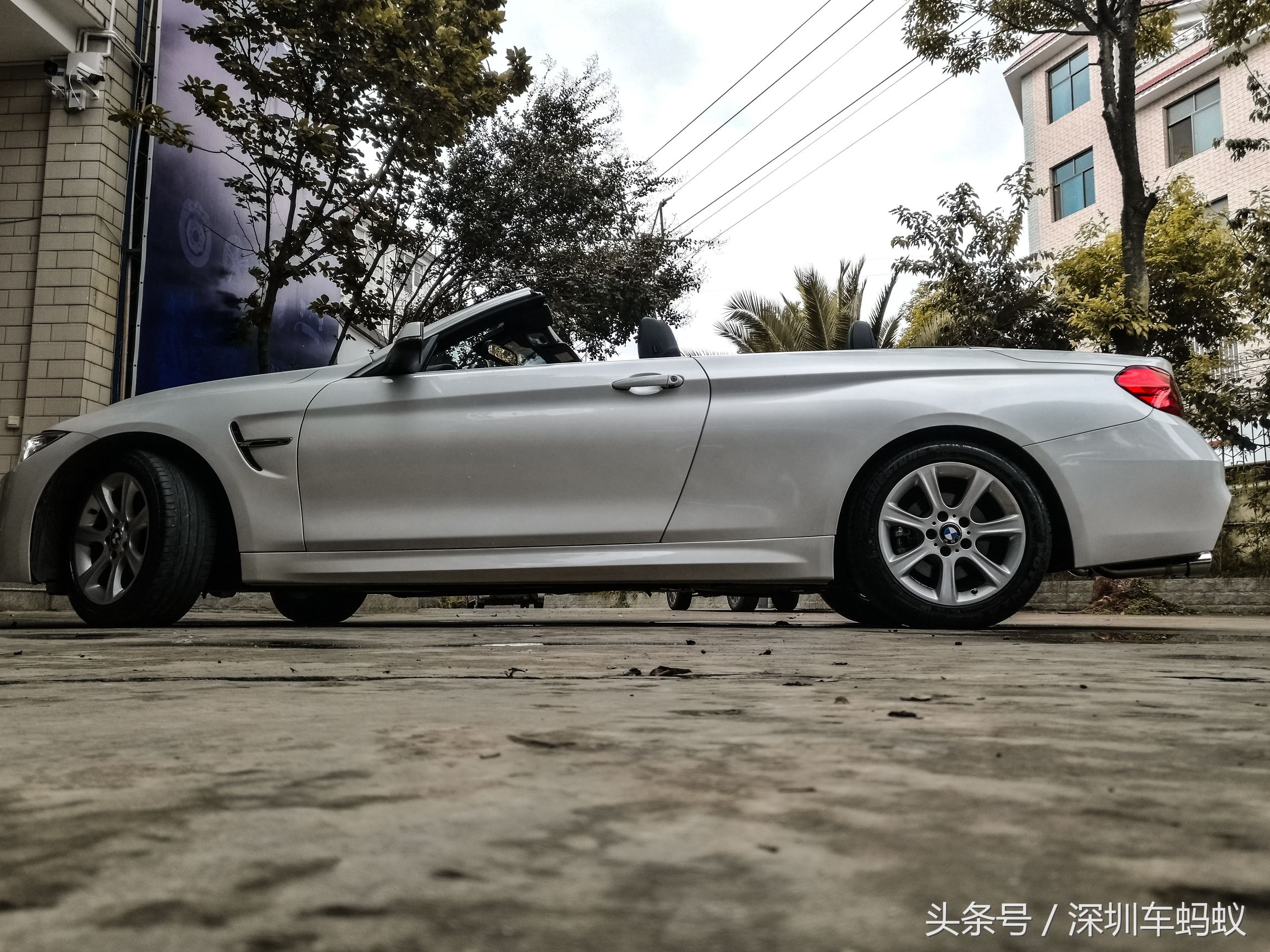 宝马4系敞篷改装街拍,新款宝马4系敞篷升级m4前脸
