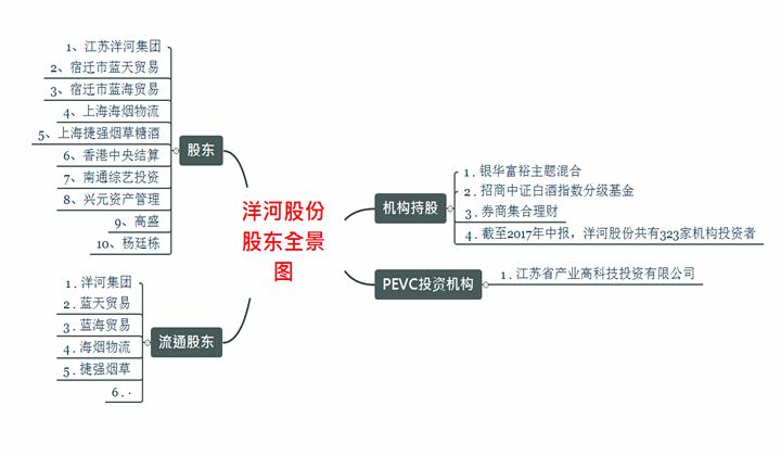 立体解剖分解,洋河股份股权结构与分析