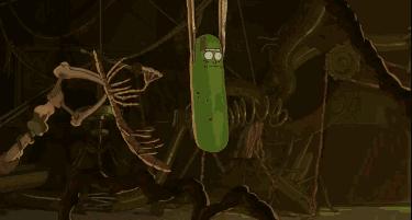 一条黄瓜加上宇宙第一的脑袋，等于无敌的存在，神剧瑞克回归