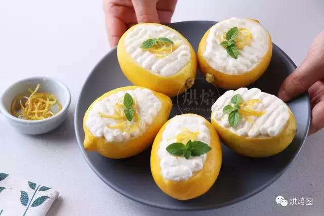 抹茶柠檬慕斯,柠檬杯慕斯流心蛋糕