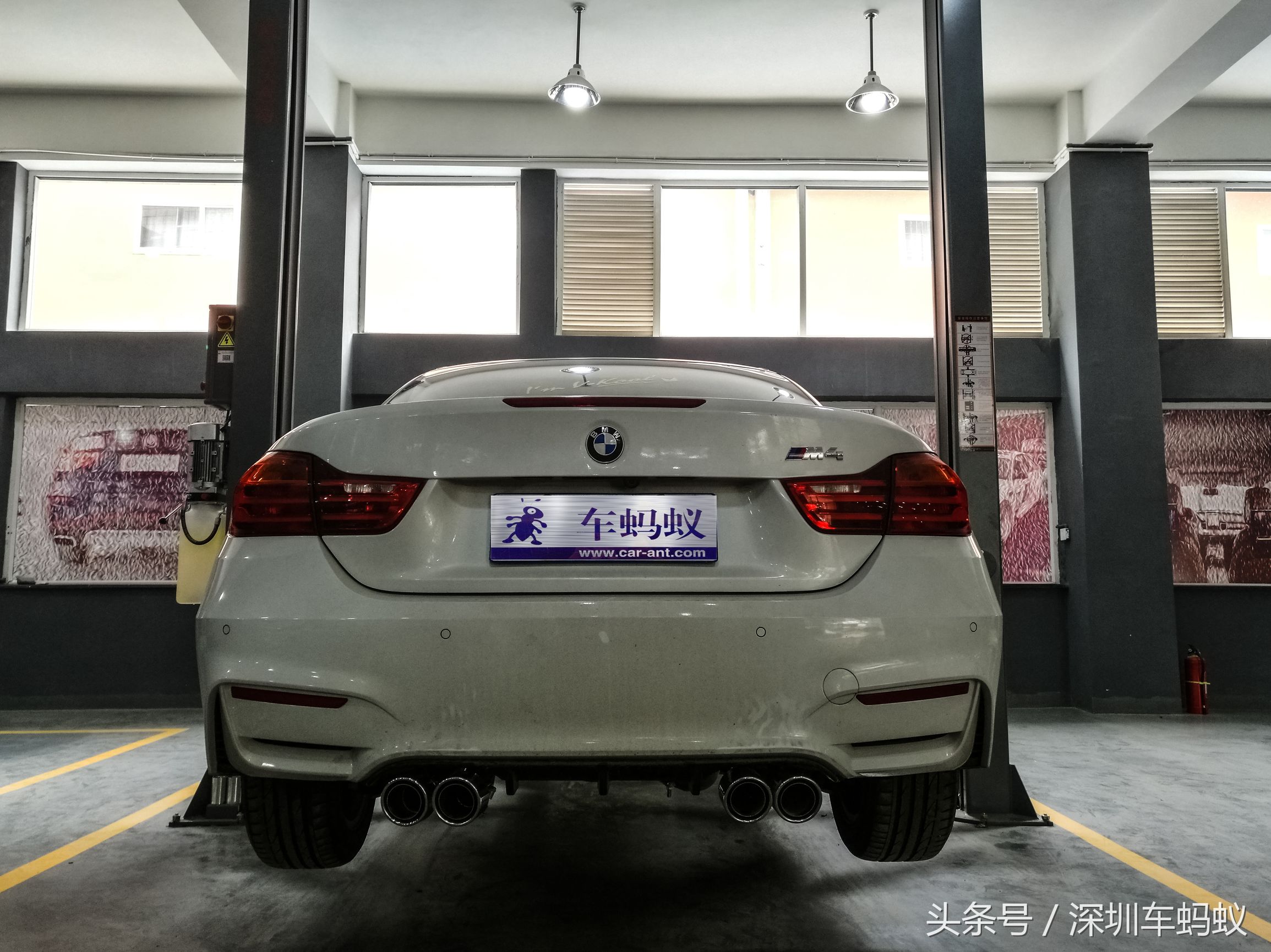 宝马4系敞篷改装街拍,新款宝马4系敞篷升级m4前脸