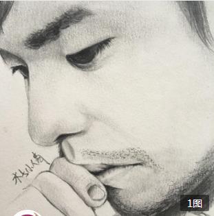 素描明星头像高清图片,很丑但一眼能认出的明星素描