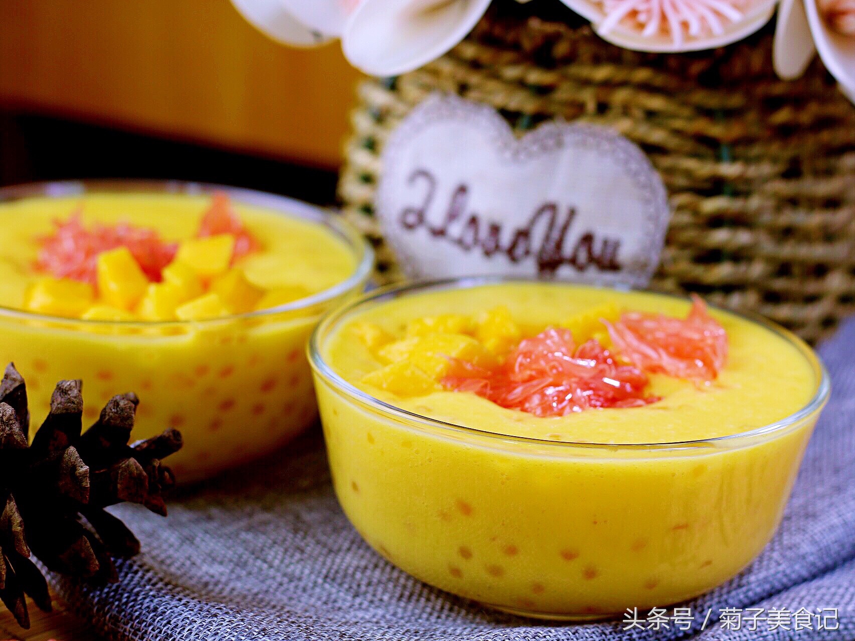 杨枝甘露有点甜,一杯美味的杨枝甘露