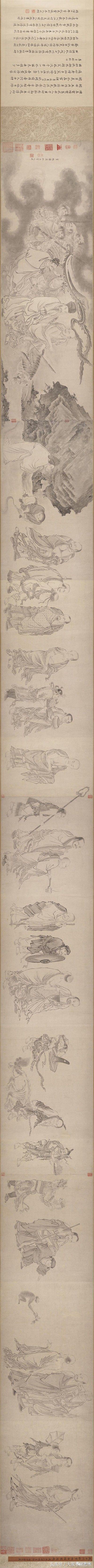 仇英20幅高清人物画作品欣赏,仇英山水画作品欣赏大全