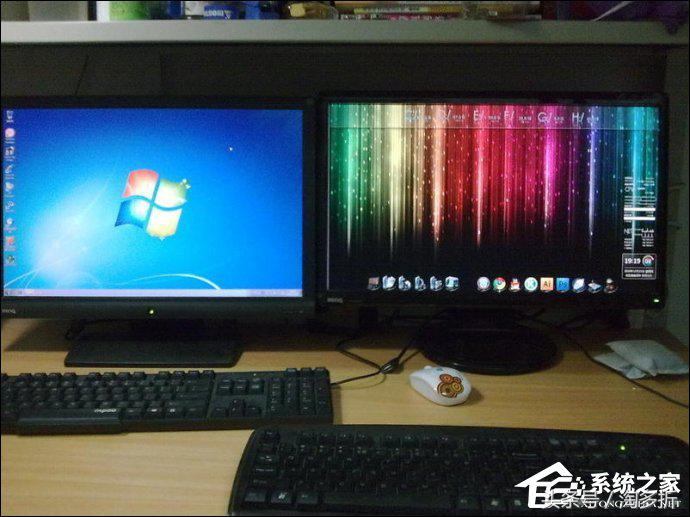 电脑一拖二教程,电脑一拖二打游戏