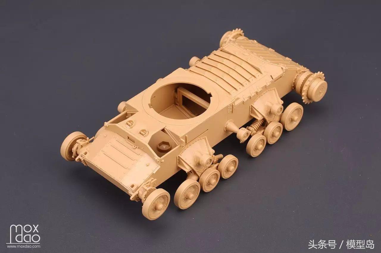 田宫新品35352圣瓦伦丁战车｜板件评测