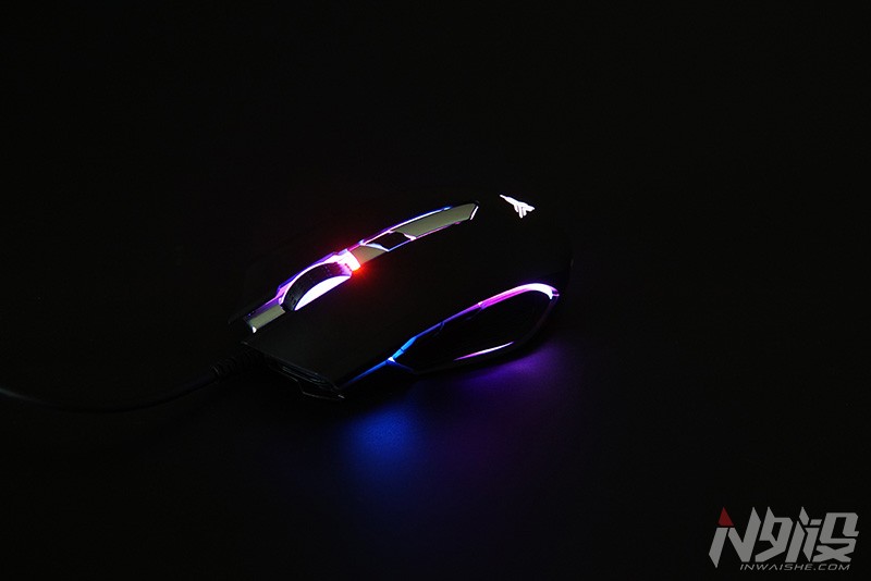 狼蛛580鼠标拆解测评,狼派at966鼠标拆解