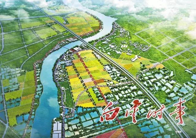 白云区打造新城区,中央湿地规划