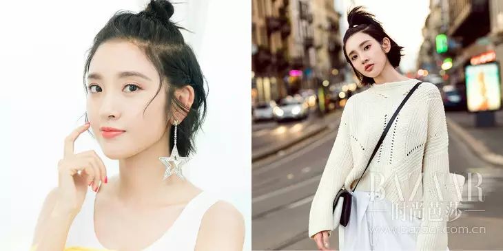 唐艺昕短发刘海,唐艺昕的短发造型