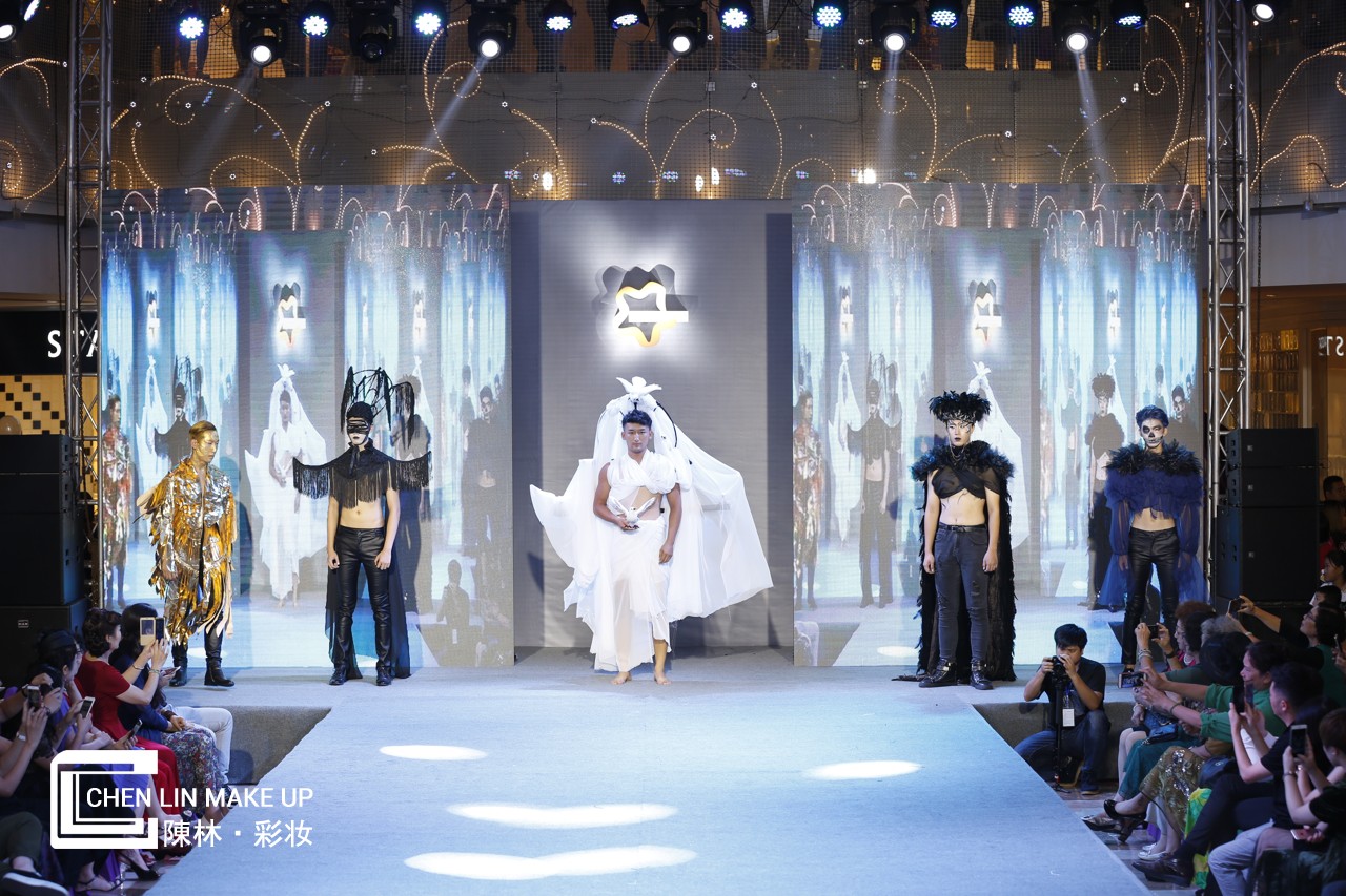 中国东盟国际彩妆大赛陈林彩妆贺加贝杯十佳化妆服饰比赛完美收官