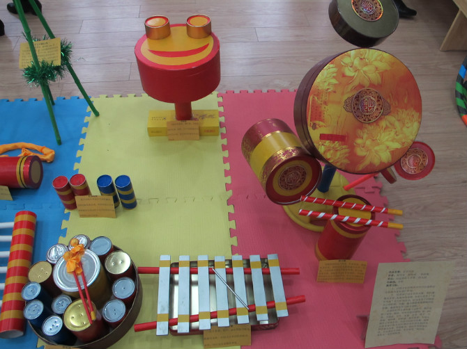 幼儿园自制显微镜玩具怎么做,幼儿园户外pvc管子自制玩具器械