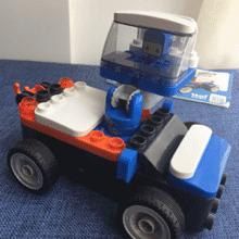 用积木拼搭简易的遥控车,如何用积木拼遥控车