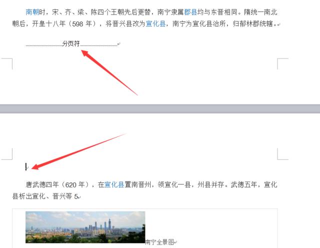 怎样将word文档左右分开分页打印,word文档怎么插入一个分页符号