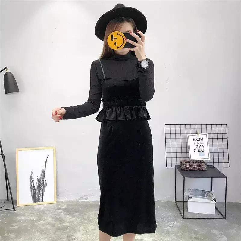 灰色吊带连衣裙怎么叠穿,吊带连衣裙穿搭技巧