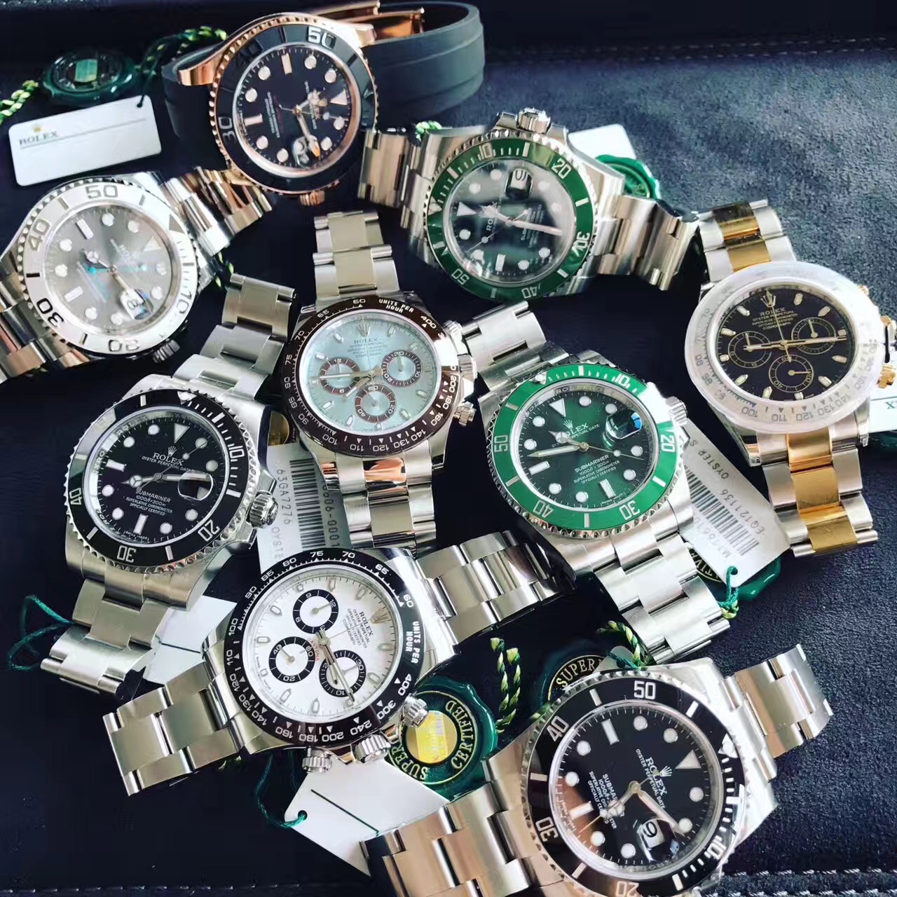 劳力士每一代绿水鬼,劳力士绿水鬼凭什么可以涨破7万