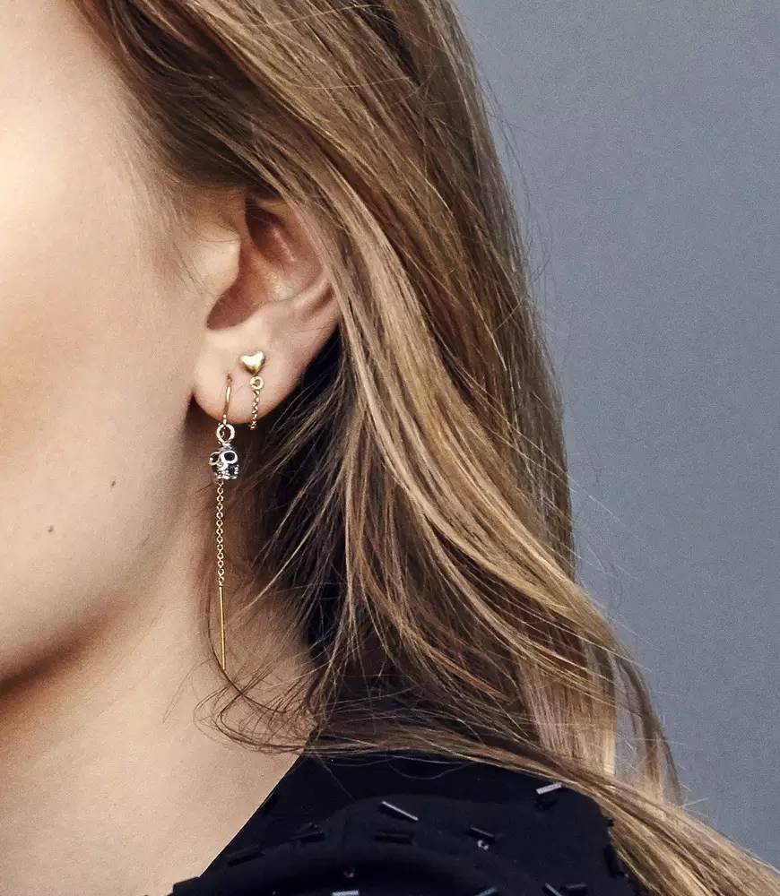 宋慧乔同款耳环无耳洞,宋慧乔金色耳环同款